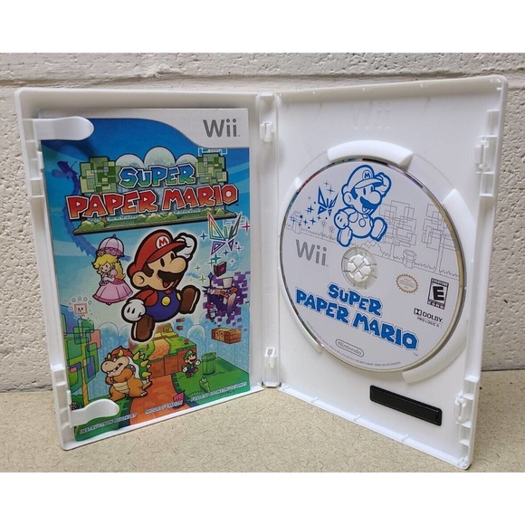 Nintendo Wii Super Paper Mario Game Complete With Manual Selects Edition Disc - Picture 3 of 5
